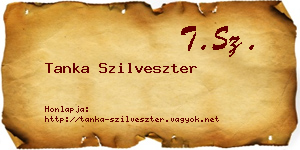 Tanka Szilveszter névjegykártya